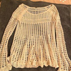 Cream knit sweater